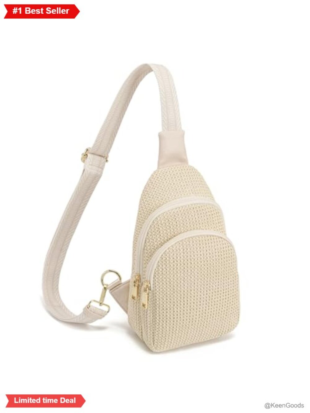 Faux Straw Woven Crossbody Sling Bag Small Summer Purse RFID